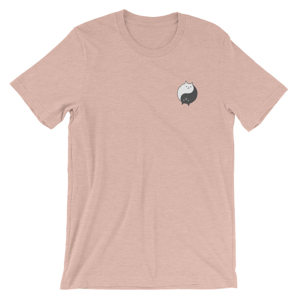 Brodeerattu Yin&Yang Kisu Naisten T-Paita