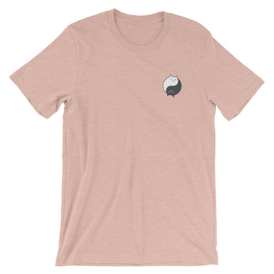 Brodeerattu Yin&Yang Kisu Naisten T-Paita