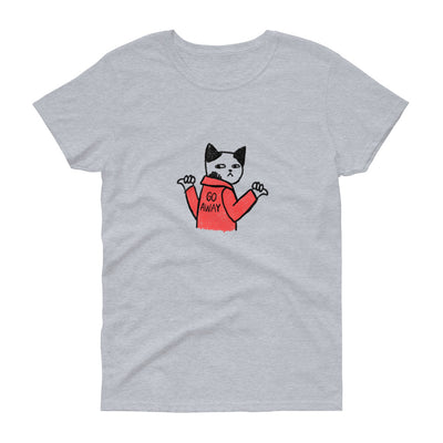 Go Away Kissa Naisten T-Paita