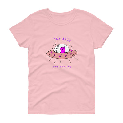 Avaruuskissat Naisten T-Paita