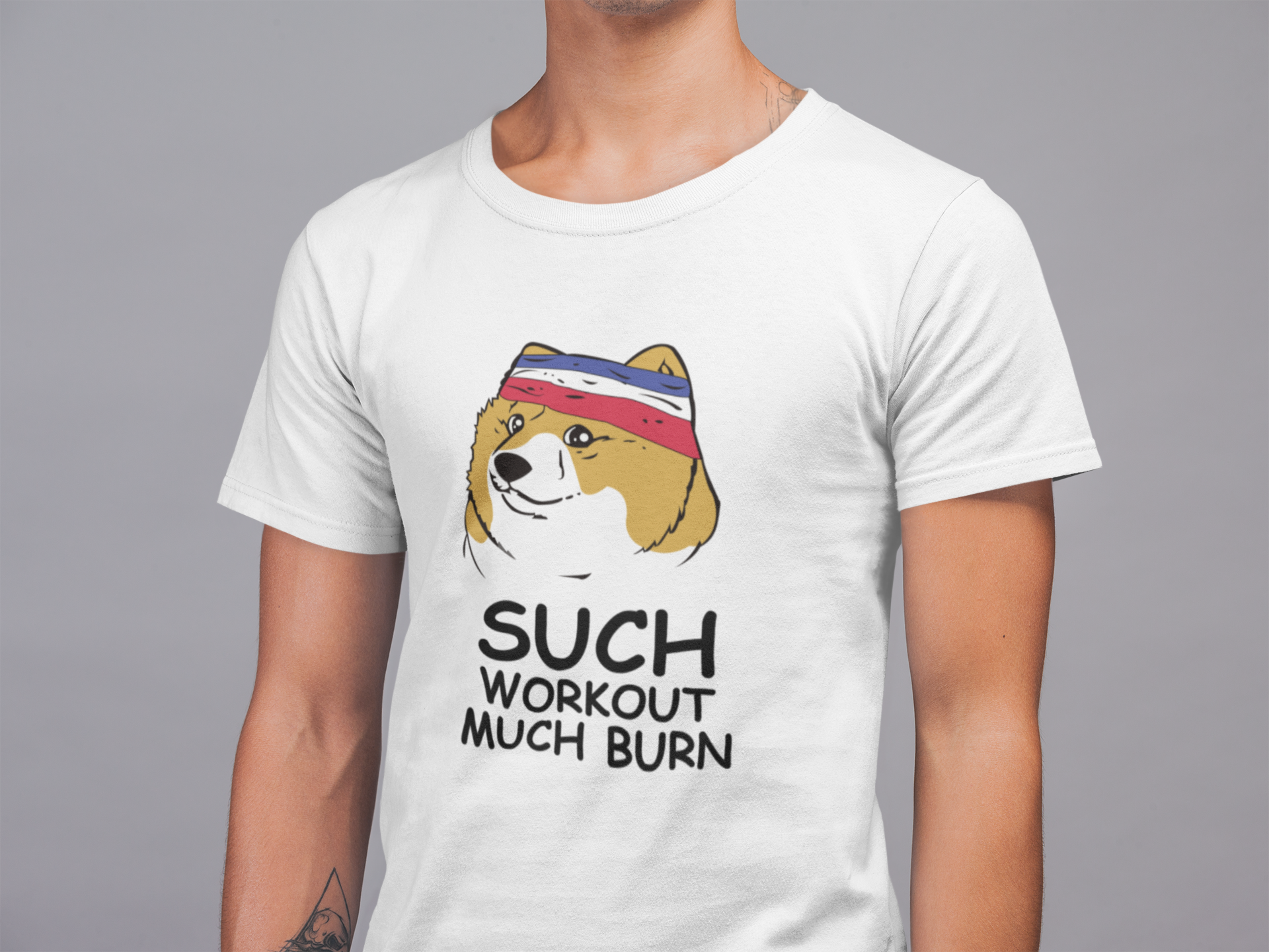 Such Workout. Much Burn. T-Paita