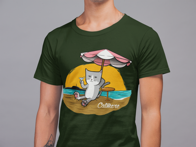Catmere The Cat on da Beach.